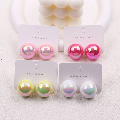 Magic Color Bean Earrings - Summer Fashion Color-Changing Stud Style
