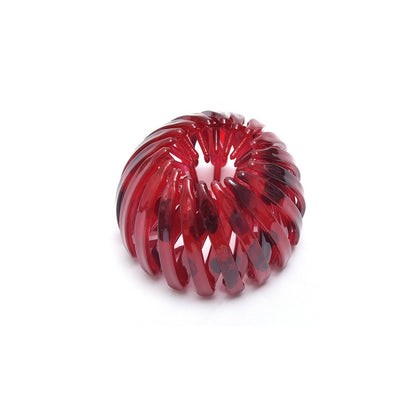 Bird's Nest Hairpin - Color Rhinestone Ponytail Ball Hair Accessory