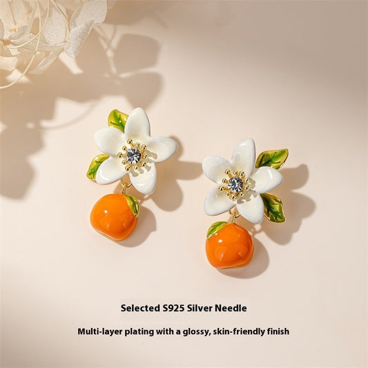 Popular Silver Earrings - Women's Light Luxury Advanced Style
