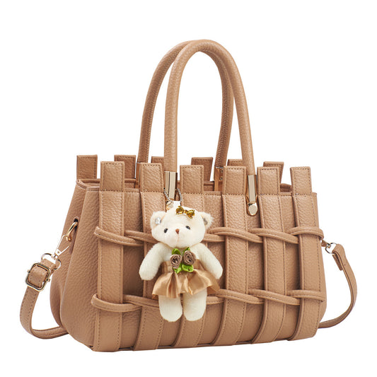 Anti-scratch Hand-woven Handbag - Fashion Women's Shoulder Bag
