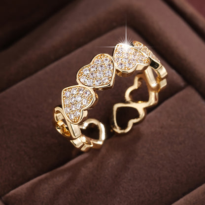 Love Fashion Couples Ring - European American Openings Matching Set