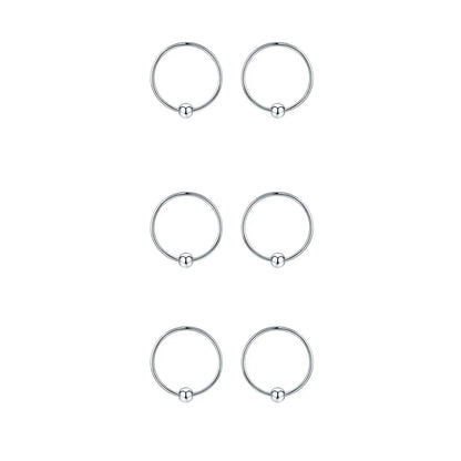 Hypoallergenic Sterling Silver Small Huggie Hoop Earring