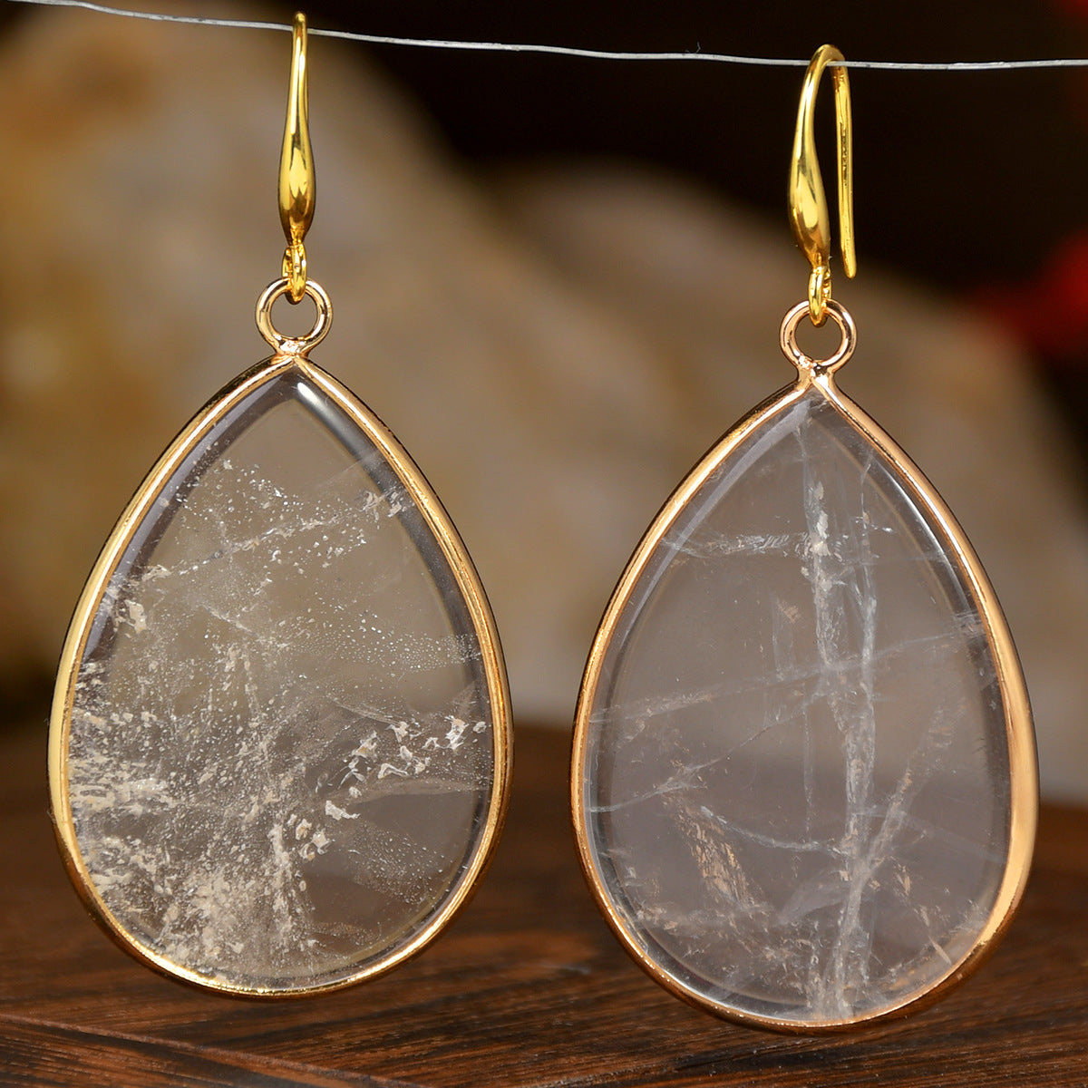 Retro Water Drop Earrings - Vintage Teardrop Statement Earrings USA