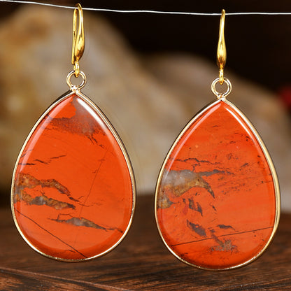 Retro Water Drop Earrings - Vintage Teardrop Statement Earrings USA