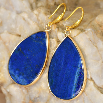 Retro Water Drop Earrings - Vintage Teardrop Statement Earrings USA