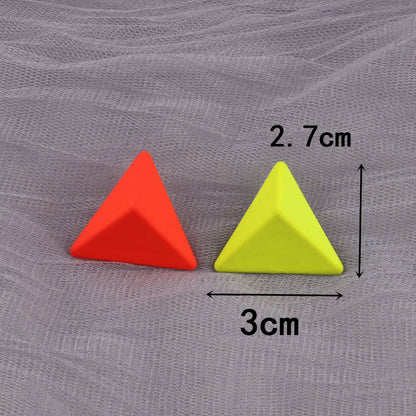 Acrylic Spray-Painted Earrings - Colorful Geometric Statement Jewelry USA