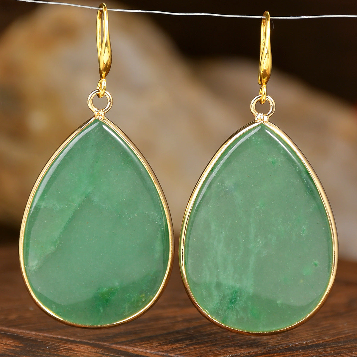Retro Water Drop Earrings - Vintage Teardrop Statement Earrings USA