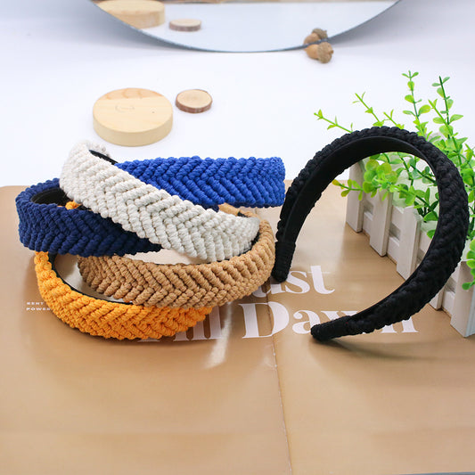 Vintage Headband - Cotton Thread Hair Accessories Women's Retro Style