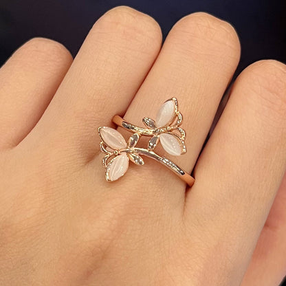 All-match Flower Ring - Affordable Luxury Fashion Niche Rose Gold