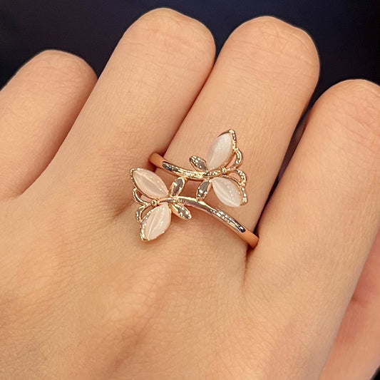 All-match Flower Ring - Affordable Luxury Fashion Niche Rose Gold